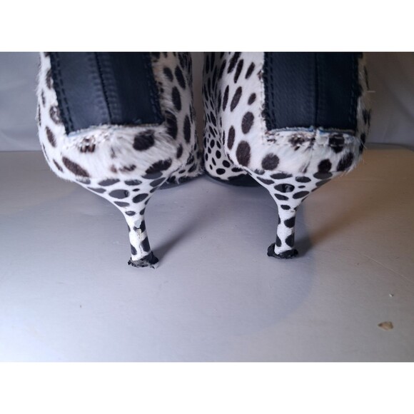 AGL Size 36 EU/6 US Calf Hair Animal Print Booties Attilio Giusti NEED HEELING - Picture 6 of 12